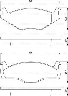 BOSCH 0 986 468 870 - Jarrupala, levyjarru inparts.fi