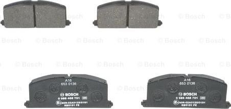 BOSCH 0 986 468 701 - Jarrupala, levyjarru inparts.fi