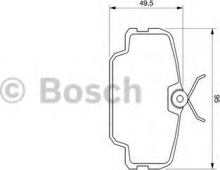 BOSCH 0 986 467 491 - Jarrupala, levyjarru inparts.fi