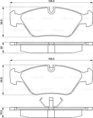 BOSCH 0 986 467 570 - Jarrupala, levyjarru inparts.fi