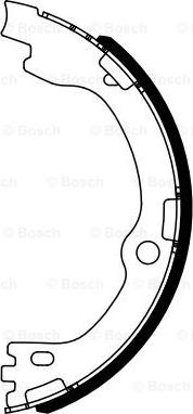 BOSCH 0 986 487 964 - Jarrukenkäsarja, seisontajarru inparts.fi