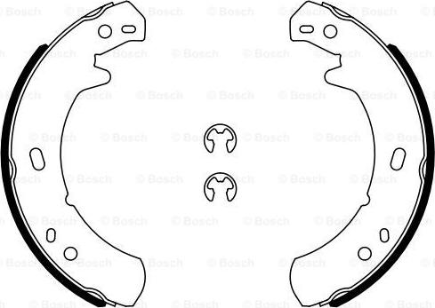 BOSCH 0 986 487 914 - Jarrukenkäsarja, seisontajarru inparts.fi