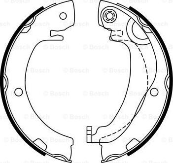 BOSCH 0 986 487 763 - Jarrukenkäsarja, seisontajarru inparts.fi