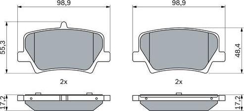 BOSCH 0 986 424 996 - Jarrupala, levyjarru inparts.fi