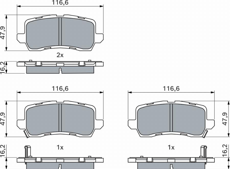 BOSCH 0 986 424 941 - Jarrupala, levyjarru inparts.fi