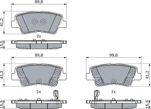 BOSCH 0 986 424 959 - Jarrupala, levyjarru inparts.fi