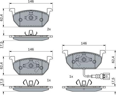 BOSCH 0 986 424 932 - Jarrupala, levyjarru inparts.fi