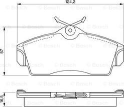 BOSCH 0 986 424 490 - Jarrupala, levyjarru inparts.fi