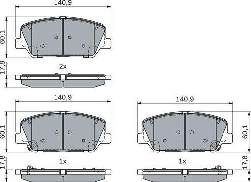 BOSCH 0 986 424 491 - Jarrupala, levyjarru inparts.fi