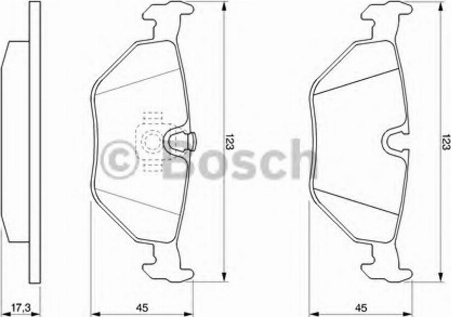 BOSCH 0 986 424 459 - Jarrupala, levyjarru inparts.fi