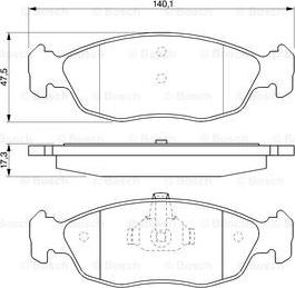 BOSCH 0 986 424 452 - Jarrupala, levyjarru inparts.fi