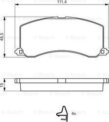 BOSCH 0 986 424 465 - Jarrupala, levyjarru inparts.fi