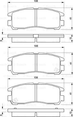 BOSCH 0 986 424 467 - Jarrupala, levyjarru inparts.fi