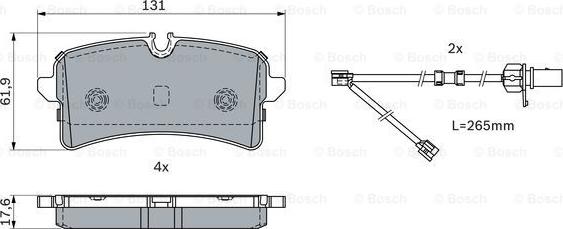 BOSCH 0 986 424 404 - Jarrupala, levyjarru inparts.fi