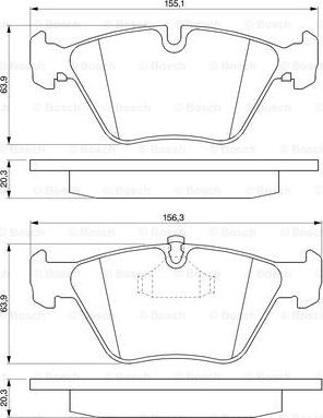 BOSCH 0 986 424 400 - Jarrupala, levyjarru inparts.fi