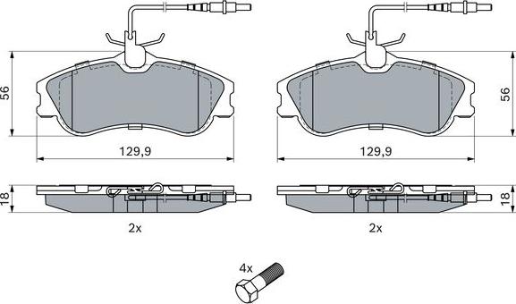 BOSCH 0 986 424 414 - Jarrupala, levyjarru inparts.fi