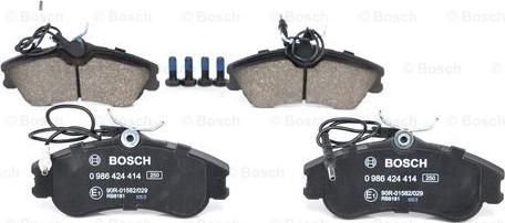 BOSCH 0 986 424 414 - Jarrupala, levyjarru inparts.fi