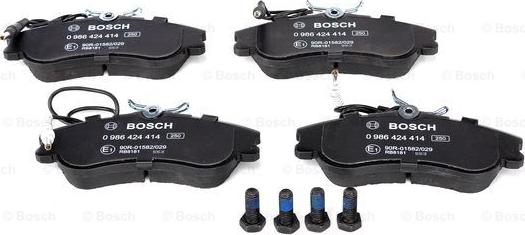 BOSCH 0 986 424 414 - Jarrupala, levyjarru inparts.fi