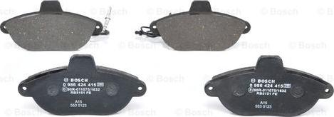 BOSCH 0 986 424 415 - Jarrupala, levyjarru inparts.fi