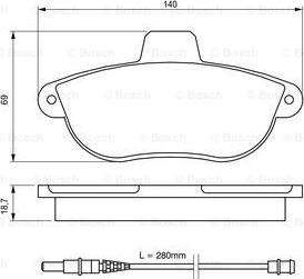 BOSCH 0 986 424 415 - Jarrupala, levyjarru inparts.fi