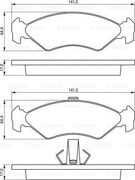 BOSCH 0 986 424 416 - Jarrupala, levyjarru inparts.fi