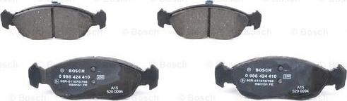 BOSCH 0 986 424 410 - Jarrupala, levyjarru inparts.fi