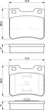 BOSCH 0 986 424 411 - Jarrupala, levyjarru inparts.fi