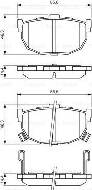 BOSCH 0 986 424 418 - Jarrupala, levyjarru inparts.fi