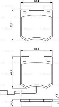 BOSCH 0 986 424 417 - Jarrupala, levyjarru inparts.fi