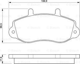 BOSCH 0 986 424 480 - Jarrupala, levyjarru inparts.fi