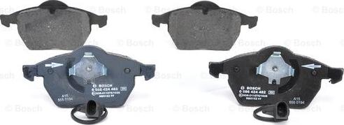 BOSCH 0 986 424 482 - Jarrupala, levyjarru inparts.fi