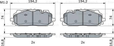 BOSCH 0 986 424 429 - Jarrupala, levyjarru inparts.fi