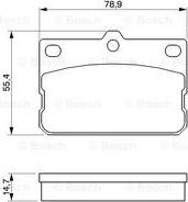 BOSCH 0 986 424 422 - Jarrupala, levyjarru inparts.fi