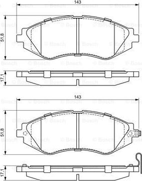 BOSCH 0 986 424 474 - Jarrupala, levyjarru inparts.fi