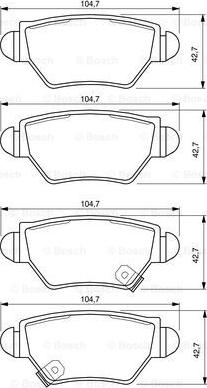 BOSCH 0 986 424 478 - Jarrupala, levyjarru inparts.fi