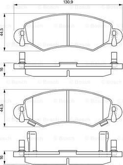 BOSCH 0 986 424 549 - Jarrupala, levyjarru inparts.fi