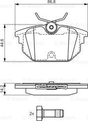 BOSCH 0 986 424 545 - Jarrupala, levyjarru inparts.fi