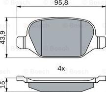 BOSCH 0 986 424 553 - Jarrupala, levyjarru inparts.fi