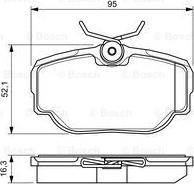 BOSCH 0 986 424 564 - Jarrupala, levyjarru inparts.fi