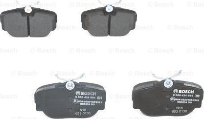 BOSCH 0 986 424 564 - Jarrupala, levyjarru inparts.fi