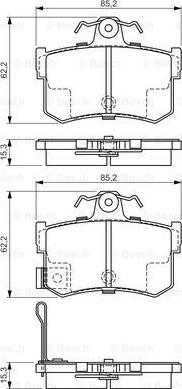 BOSCH 0 986 424 568 - Jarrupala, levyjarru inparts.fi