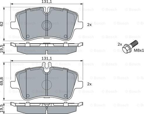 BOSCH 0 986 424 517 - Jarrupala, levyjarru inparts.fi