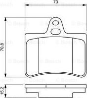 BOSCH 0 986 424 580 - Jarrupala, levyjarru inparts.fi