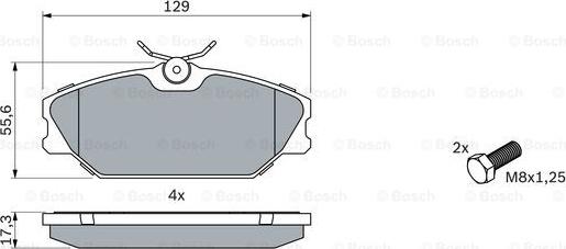 BOSCH 0 986 424 533 - Jarrupala, levyjarru inparts.fi