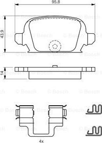 BOSCH 0 986 424 528 - Jarrupala, levyjarru inparts.fi