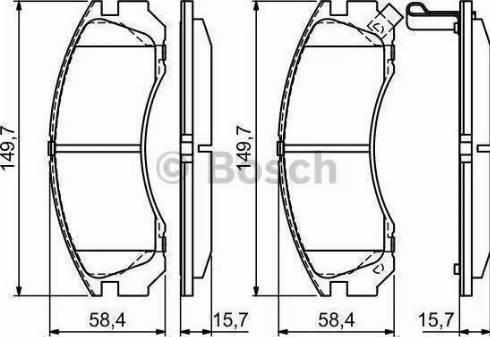 BOSCH 986424377 - Jarrupala, levyjarru inparts.fi