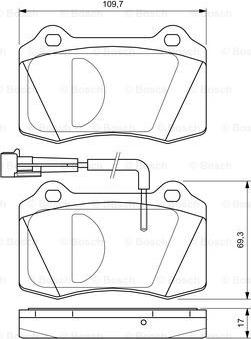 BOSCH 0 986 424 579 - Jarrupala, levyjarru inparts.fi