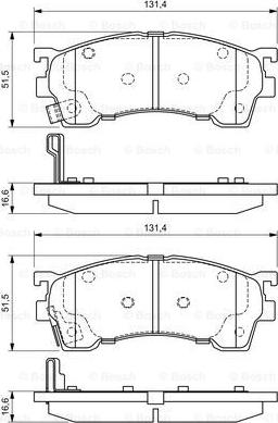 BOSCH 0 986 424 694 - Jarrupala, levyjarru inparts.fi