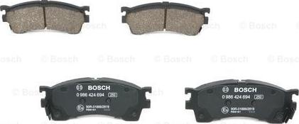 BOSCH 0 986 424 694 - Jarrupala, levyjarru inparts.fi