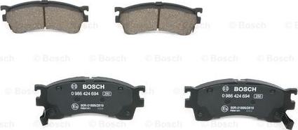 BOSCH 0 986 424 694 - Jarrupala, levyjarru inparts.fi